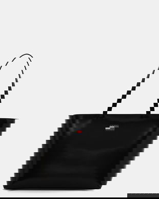 Tommy Jeans poșetă culoarea negru, AW0AW18069