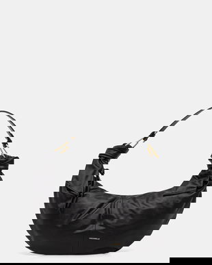 Coccinelle poșetă de piele FUROSHIKI culoarea negru, E1 U1A 13 01 01