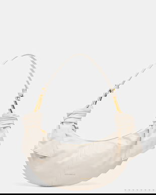 Coccinelle poșetă de piele FUROSHIKI culoarea bej, E1 U1A 13 03 01