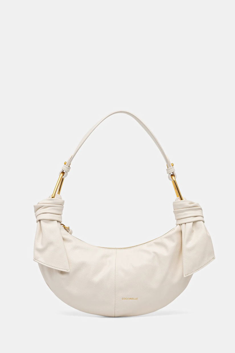 Coccinelle poșetă de piele FUROSHIKI culoarea bej, E1 U1A 13 03 01