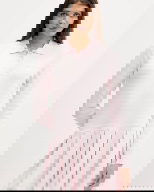 Tommy Jeans rochie culoarea roz, mini, evazați, DW0DW22464