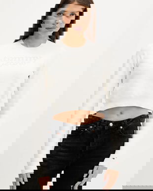 Tommy Jeans pulover culoarea bej, light, DW0DW22028