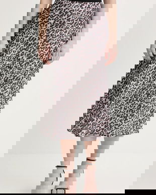 Joop! fustă culoarea maro, midi, evazați, 30100089