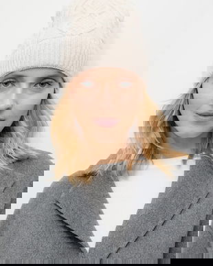 Answear.LAB caciula de lana culoarea alb