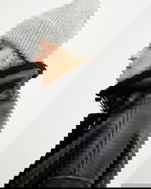 Answear.LAB caciula de lana culoarea gri