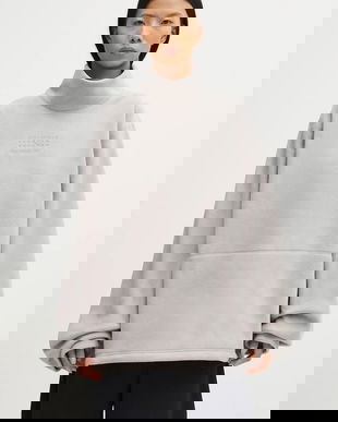 MM6 Maison Margiela x Salomon hanorac din fleece culoarea gri, uni, S52NH0035.M20140.858