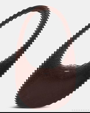 Coperni poșetă de piele Swipe culoarea maro, COPBA01F6064