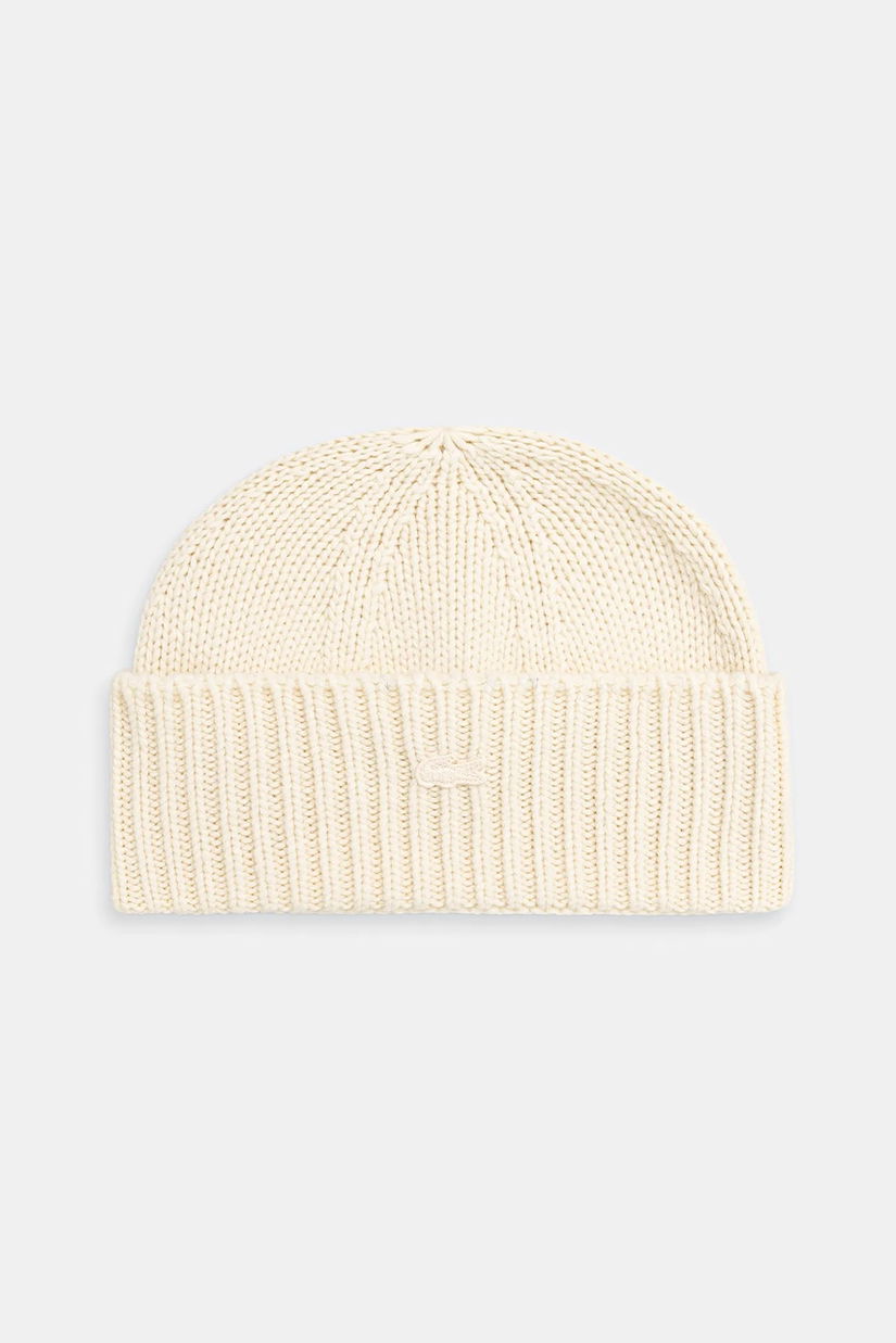 Lacoste căciulă de lână culoarea bej, RB4163