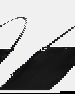 Coperni poșetă de piele Belt Tote culoarea negru, COPBA77F6012B