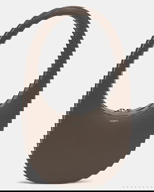 Coperni poșetă de piele Swipe culoarea maro, COPBA01F6004