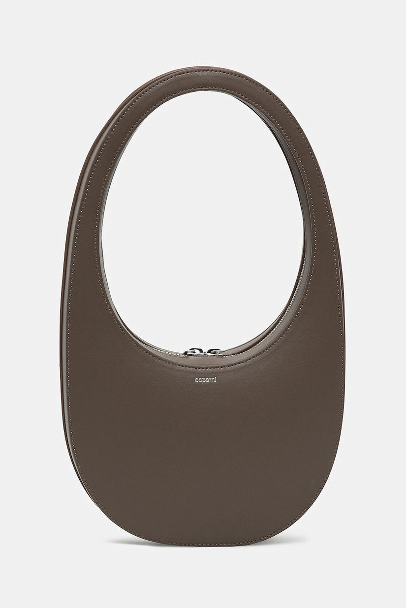 Coperni poșetă de piele Swipe culoarea maro, COPBA01F6004