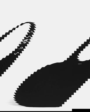 Coperni poșetă de piele Belt Heart Tote culoarea negru, COPBA112F6062