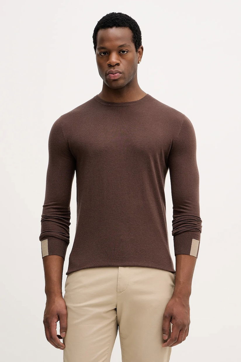 Mos Mosh pulover de lână ADAM culoarea negru, light, 503341