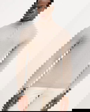 Mos Mosh pulover de lână ADAM culoarea negru, light, cu turtleneck, 503342