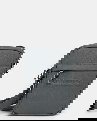 Karl Lagerfeld borsetă de piele culoarea negru, A3M30177