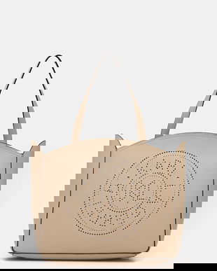 Karl Lagerfeld poșetă de piele culoarea gri, A3W30043