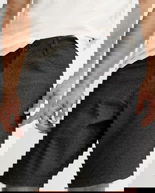 Picture pantaloni scurți Aldos barbati, culoarea negru, MSH0121