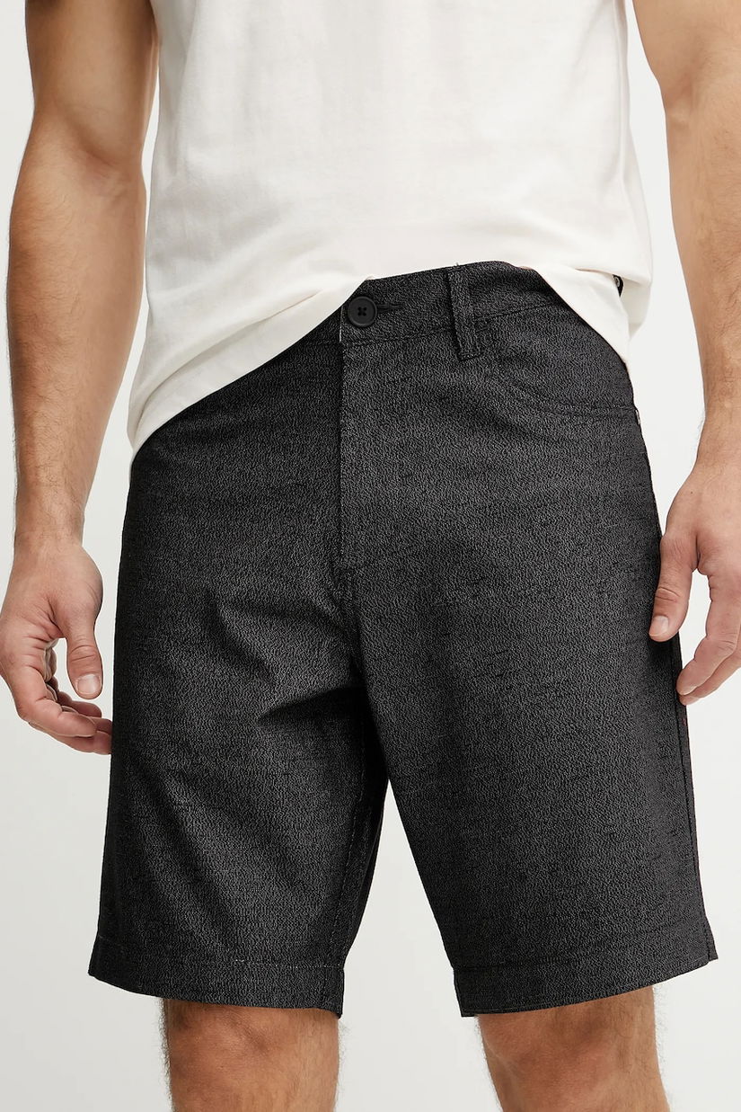 Picture pantaloni scurți Aldos barbati, culoarea negru, MSH0121