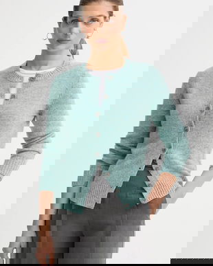 United Colors of Benetton cardigan din lână culoarea bej, 103ME500L