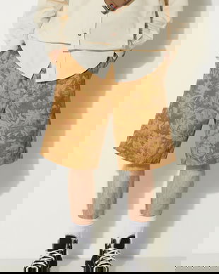 thisisneverthat pantaloni scurti din bumbac Beach Short culoarea galben, TN241WSOKS01