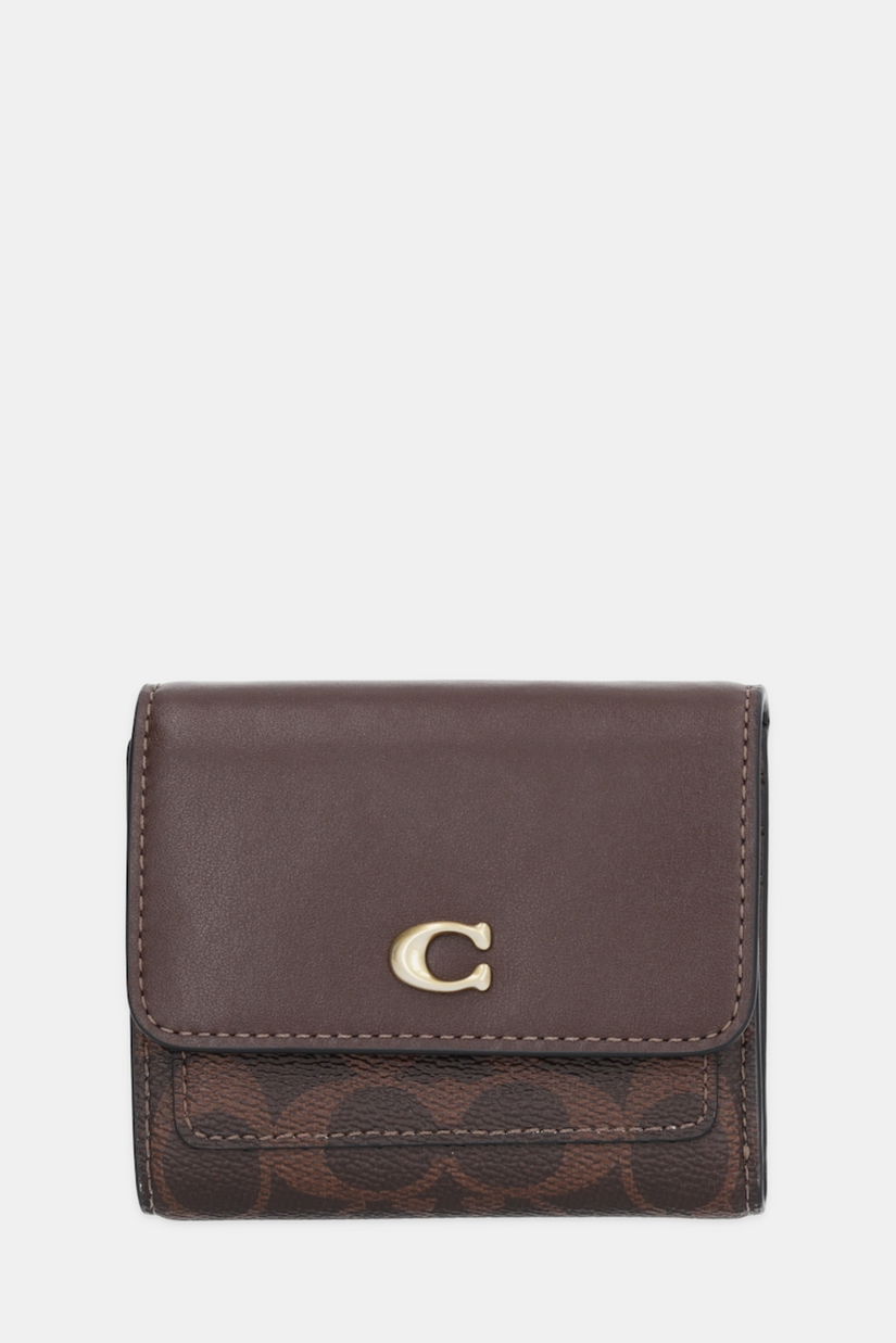 Coach portofel culoarea bej, CAT56