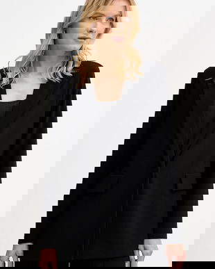 Joseph Ribkoff sacou culoarea bej, un singur rând de nasturi, uni, 231064