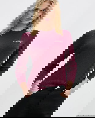 2NDDAY pulover din amestec de lana Lance TT femei, culoarea violet, light, 2245343408