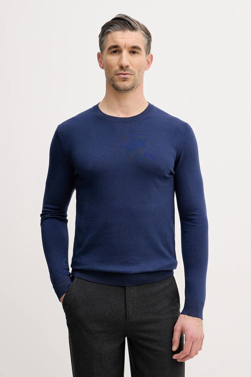 Sisley pulover culoarea gri, light