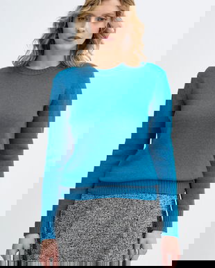 United Colors of Benetton pulover de lana culoarea gri, light