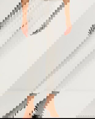 BOSS pantaloni culoarea roz, drept, high waist, 50490037