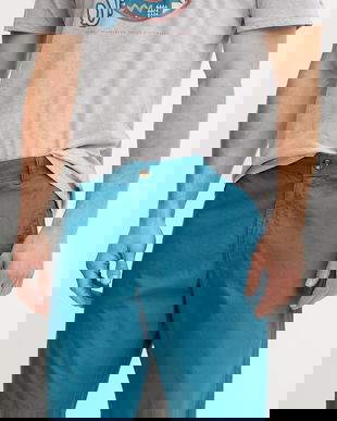 Columbia pantaloni scurti din bumbac Washed Out culoarea verde, 1491953