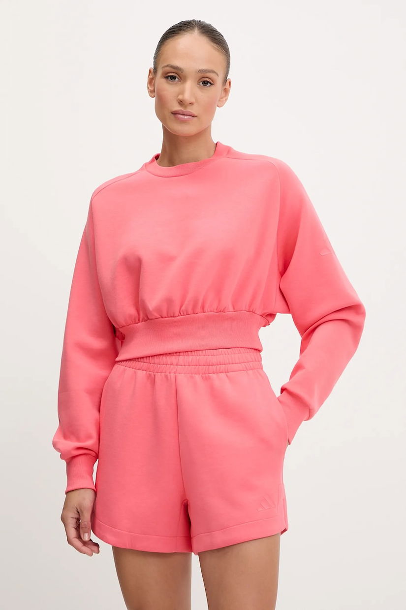 adidas bluză All SZN culoarea portocaliu, uni, KD9772