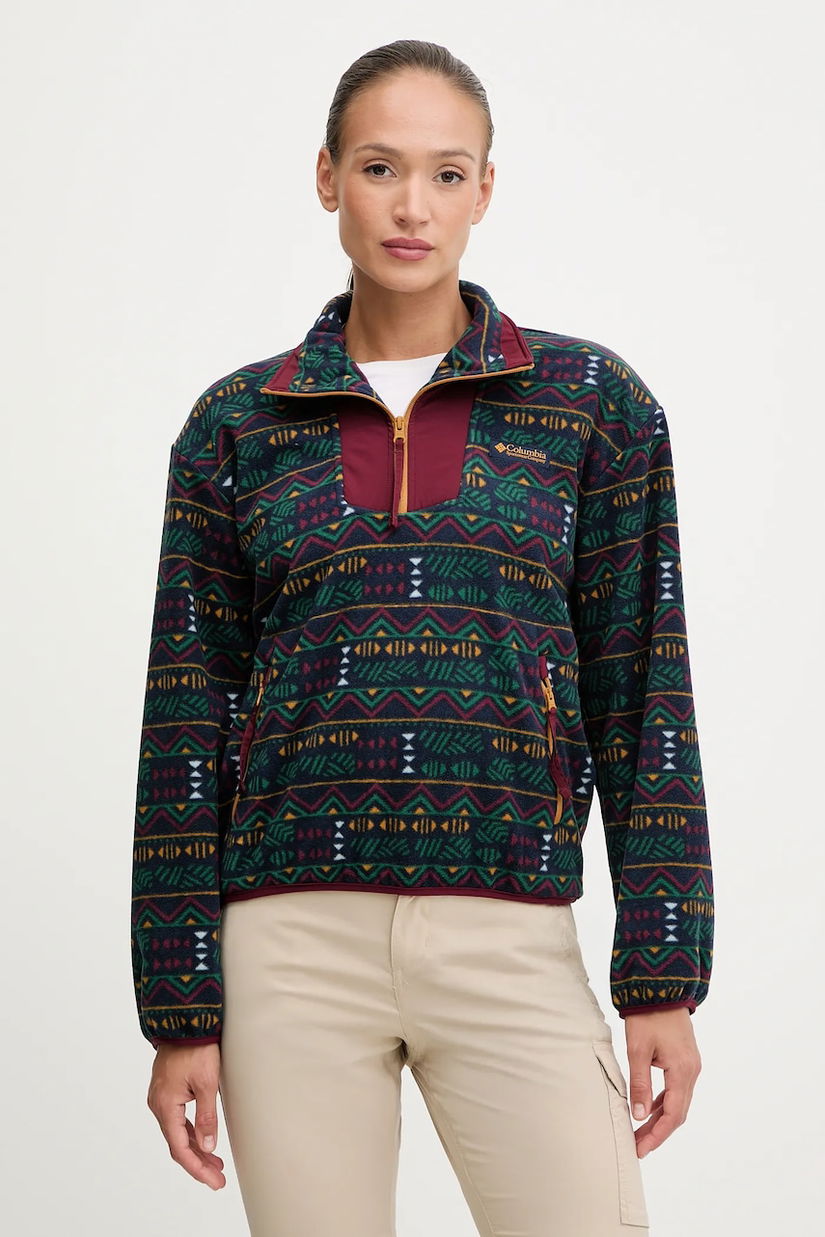 Columbia hanorac în aer liber Sequoia Grove culoarea bordo, modelator, 2136204