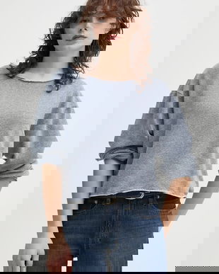 American Vintage bluza femei, neted, OFY03AE25