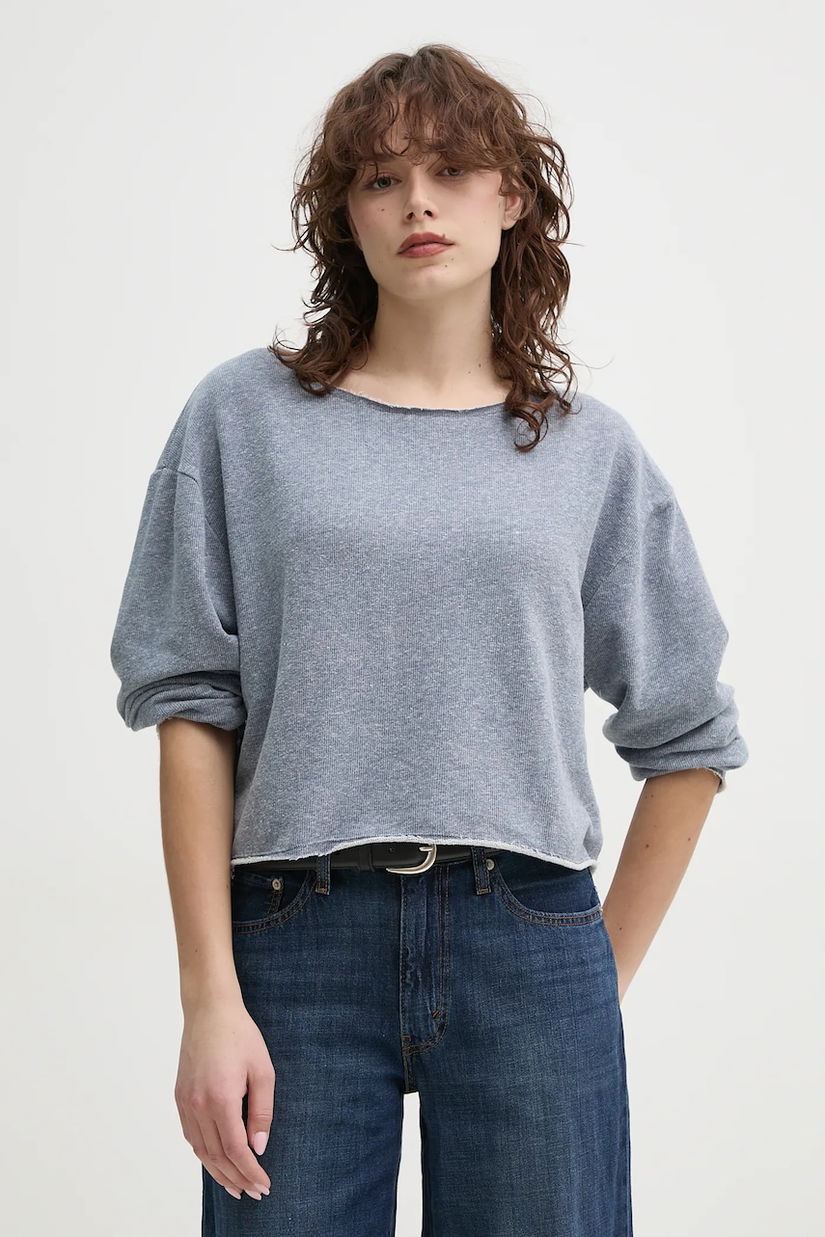 American Vintage bluza femei, neted, OFY03AE25