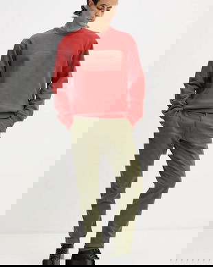 G-Star bluză bărbați, culoarea portocaliu, cu imprimeu, D25099-D733