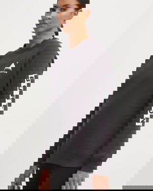 Burton bluză femei, culoarea negru, cu imprimeu, 227411