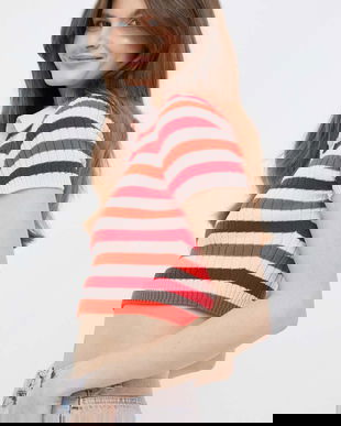 United Colors of Benetton pulover de bumbac culoarea roz