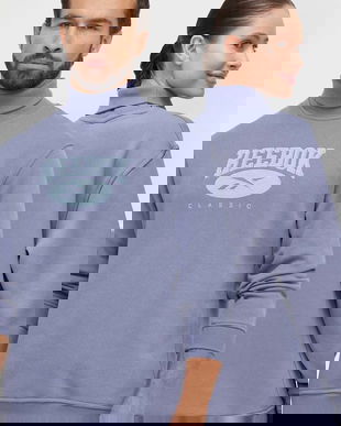 Reebok Classic hanorac de bumbac cu imprimeu