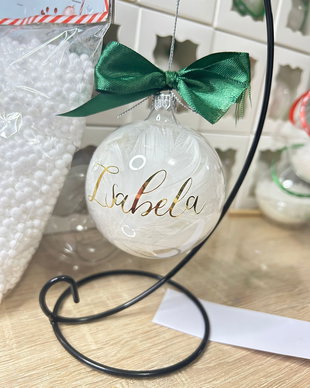Glob din sticla personalizat cu nume
