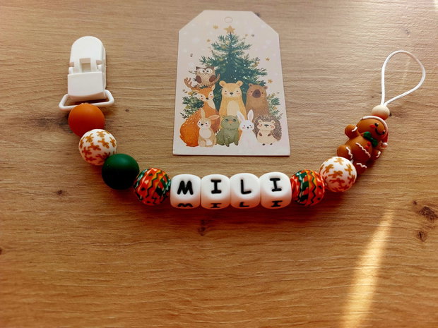 Lănțisor suzeta personalizata Craciun