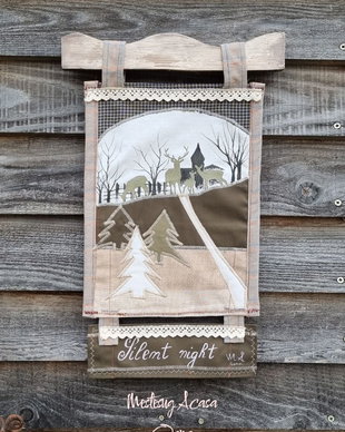 Decorațiune textilă de perete, A4