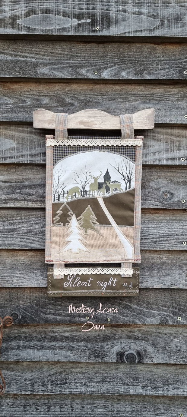 Decorațiune textilă de perete, A4