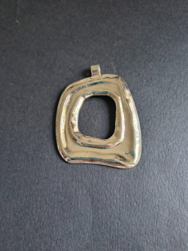 Pandantiv argintiu - 70x52mm