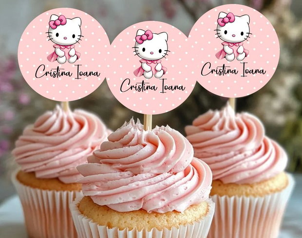 Set toppere Hello Kitty personalizate
