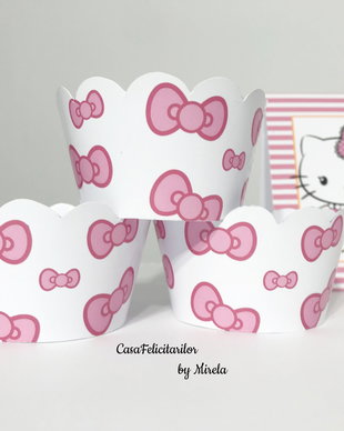 Set învelitori brioșe Hello Kitty