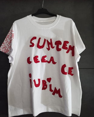 tricou alb