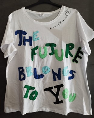 tricou alb unicat