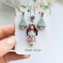 Set cercei si colier Winter Feeria