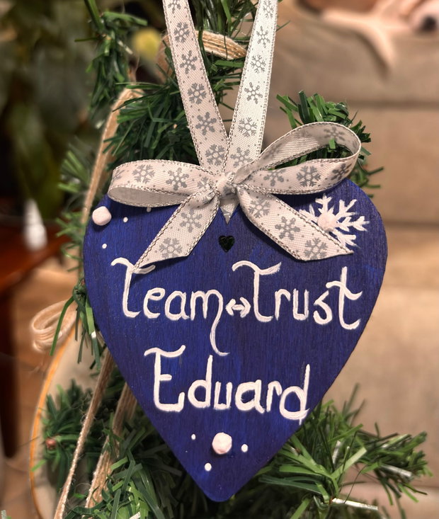 Ornament pentru un coleg/ colega, cadou Craciun, echipa, incredere Cu nume p
